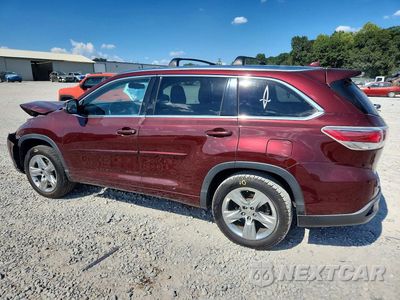 Drugie zdjęcie samochodu z przodu: 2015 TOYOTA HIGHLANDER LIMITED VIN:5TDYKRFH9FS097221 - miniatura