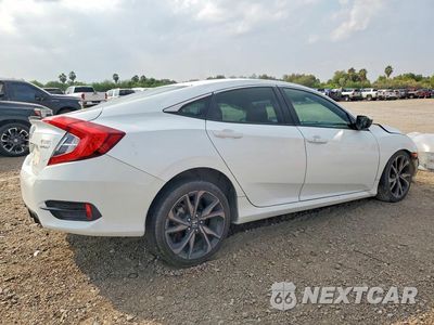 Trzecie zdjęcie samochodu z tyłu: 2020 HONDA CIVIC SPORT VIN:19XFC2F86LE017195 - miniatura