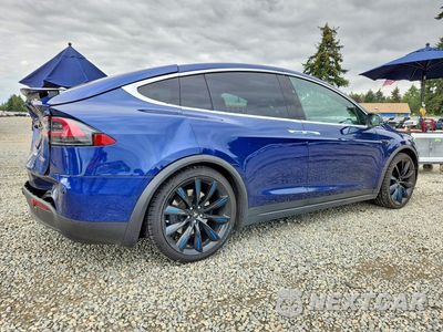 Trzecie zdjęcie samochodu z tyłu: 2017 TESLA MODEL X VIN:5YJXCAE26HF047682 - miniatura