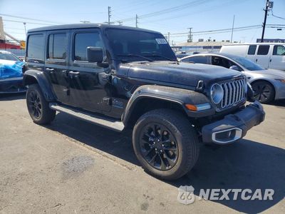 Czwarte zdjęcie samochodu z boku: 2025 JEEP WRANGLER SAHARA 4XE VIN:1C4RJXP67SW580466 - miniatura