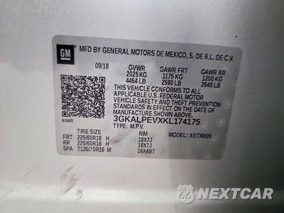Zdjęcie 13 z 13 samochodu: 2019 GMC TERRAIN SLT VIN:3GKALPEVXKL174175 - miniatura