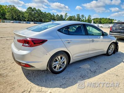Trzecie zdjęcie samochodu z tyłu: 2020 HYUNDAI ELANTRA SEL VIN:5NPD84LF2LH535369 - miniatura