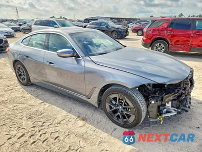 Czwarte zdjęcie samochodu z boku: 2023 BMW I4 EDRIVE 40 VIN:WBY73AW02PFR07728 - miniatura