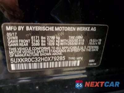 Zdjęcie 13 z 13 samochodu: 2017 BMW X5 XDRIVE35I VIN:5UXKR0C32H0X79285 - miniatura