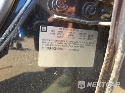 Zdjęcie 12 z 12 samochodu: 2012 CHEVROLET VOLT VIN:1G1RD6E45CU105682 - miniatura
