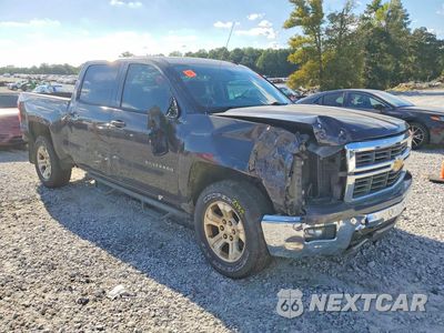 Czwarte zdjęcie samochodu z boku: 2014 CHEVROLET SILVERADO K1500 LT VIN:3GCUKREHXEG294539 - miniatura