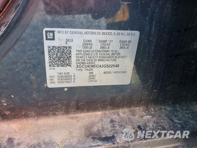 Zdjęcie 12 z 12 samochodu: 2018 CHEVROLET SILVERADO K1500 LT VIN:3GCUKREC4JG522548 - miniatura