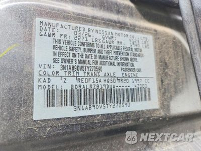 Zdjęcie 12 z 12 samochodu: 2026 NISSAN SENTRA SR VIN:3N1AB9DV5TY270590 - miniatura