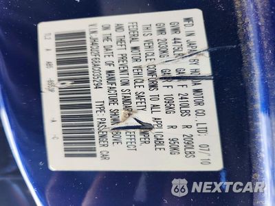 Zdjęcie 12 z 12 samochodu: 2010 ACURA TSX VIN:JH4CU2F68AC035294 - miniatura