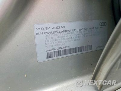 Zdjęcie 12 z 12 samochodu: 2015 AUDI A4 PREMIUM PLUS VIN:WAUFFAFL3FN003855 - miniatura