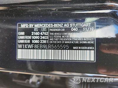 Zdjęcie 13 z 13 samochodu: 2020 MERCEDES-BENZ C 300 4MATIC VIN:W1KWF8EB9LR565595 - miniatura