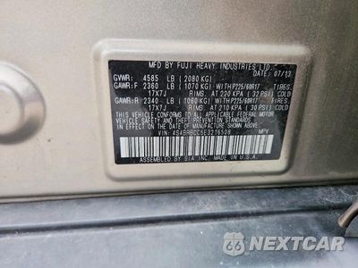 Zdjęcie 12 z 12 samochodu: 2014 SUBARU OUTBACK 2.5I PREMIUM VIN:4S4BRBCC5E3216508 - miniatura