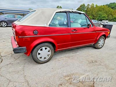 Trzecie zdjęcie samochodu z tyłu: 1987 VOLKSWAGEN CABRIOLET VIN:WVWCA0153HK010302 - miniatura