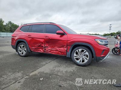 Czwarte zdjęcie samochodu z boku: 2022 VOLKSWAGEN ATLAS SE VIN:1V2JR2CA7NC529461 - miniatura