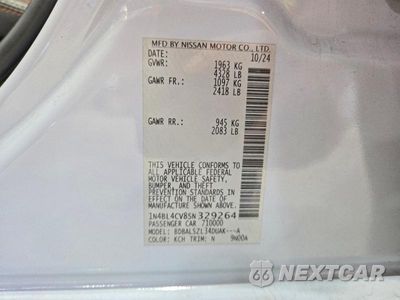 Zdjęcie 12 z 12 samochodu: 2025 NISSAN ALTIMA SR VIN:1N4BL4CV8SN329264 - miniatura