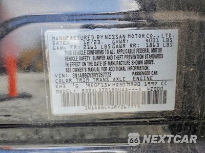 Zdjęcie 12 z 12 samochodu: 2024 NISSAN SENTRA SV VIN:3N1AB8CV3RY267773 - miniatura