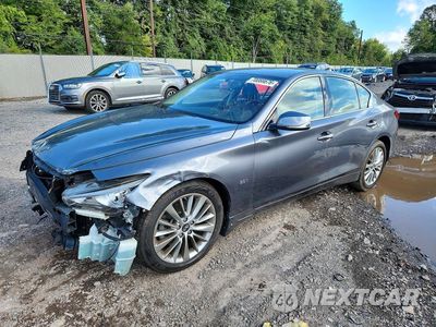 2019 INFINITI Q50 3.0T LUXE JN1EV7AR9KM556111 - główne zdjęcie licytacji z USA - miniatura