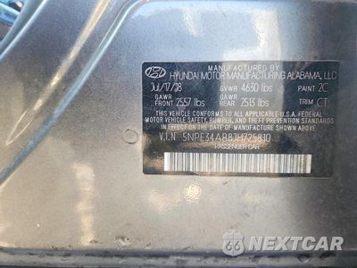 Zdjęcie 12 z 12 samochodu: 2018 HYUNDAI SONATA LIMITED 2.0T+ VIN:5NPE34AB8JH725810 - miniatura