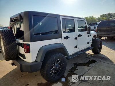 Trzecie zdjęcie samochodu z tyłu: 2014 JEEP WRANGLER UNLIMITED SPORT VIN:1C4BJWDGXEL116084 - miniatura