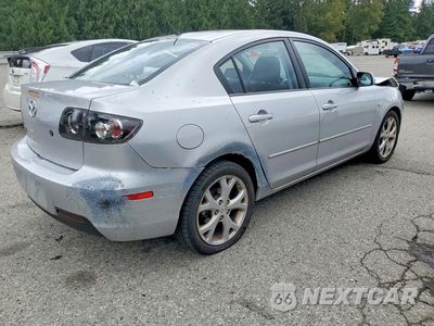 Trzecie zdjęcie samochodu z tyłu: 2008 MAZDA 3 I VIN:JM1BK32F881178850 - miniatura