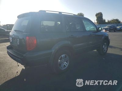 Trzecie zdjęcie samochodu z tyłu: 2004 HONDA PILOT EXL VIN:2HKYF18634H555789 - miniatura