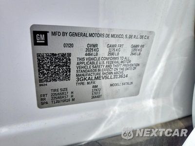 Zdjęcie 12 z 12 samochodu: 2020 GMC TERRAIN SLE VIN:3GKALMEV5LL313614 - miniatura