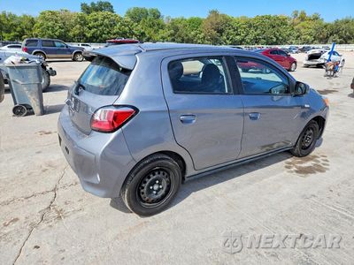 Trzecie zdjęcie samochodu z tyłu: 2021 MITSUBISHI MIRAGE ES VIN:ML32AUHJ1MH009472 - miniatura