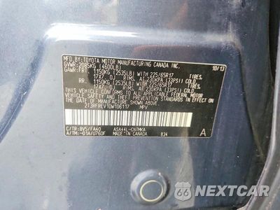 Zdjęcie 13 z 13 samochodu: 2013 TOYOTA RAV4 XLE VIN:2T3RFREV1DW106117 - miniatura