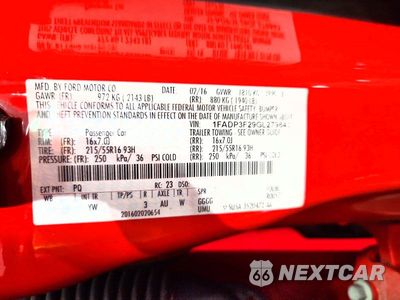 Zdjęcie 13 z 13 samochodu: 2016 FORD FOCUS SE VIN:1FADP3F29GL279843 - miniatura