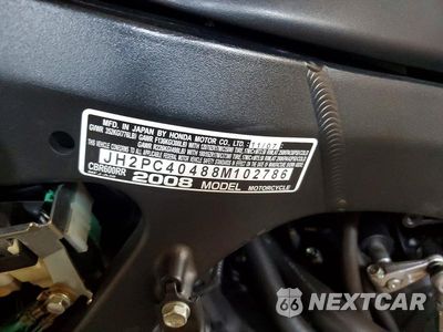 Zdjęcie 9 z 9 samochodu: 2008 HONDA CBR600 RR VIN:JH2PC40488M102786 - miniatura