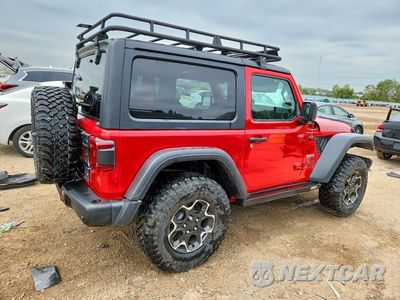 Trzecie zdjęcie samochodu z tyłu: 2020 JEEP WRANGLER RUBICON VIN:1C4HJXCN2LW323287 - miniatura