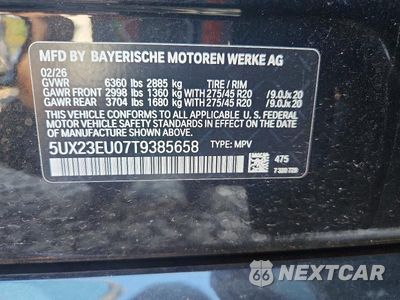 Zdjęcie 13 z 13 samochodu: 2026 B M W X SERIES X5 4D SUV 40I XDRIVE MSPORT VIN:5UX23EU07T9385658 - miniatura
