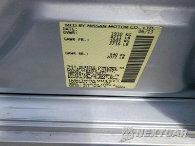 Zdjęcie 13 z 13 samochodu: 2013 NISSAN ALTIMA 2.5 VIN:1N4AL3AP7DC901921 - miniatura