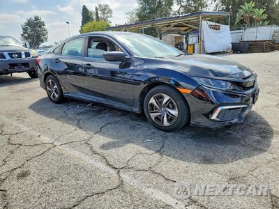 Czwarte zdjęcie samochodu z boku: 2021 HONDA CIVIC LX VIN:2HGFC2F67MH547780 - miniatura