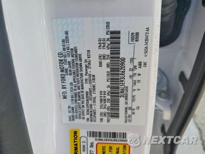 Zdjęcie 12 z 12 samochodu: 2020 LINCOLN MKZ RESERVE VIN:3LN6L5E93LR620900 - miniatura