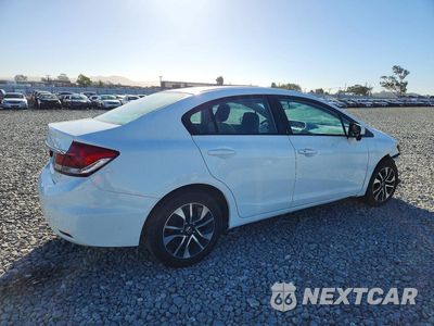Trzecie zdjęcie samochodu z tyłu: 2014 HONDA CIVIC EX VIN:2HGFB2F8XEH552123 - miniatura