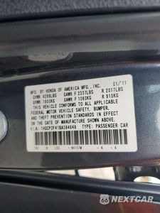 Zdjęcie 13 z 13 samochodu: 2011 HONDA ACCORD LXP VIN:1HGCP2F41BA084648 - miniatura