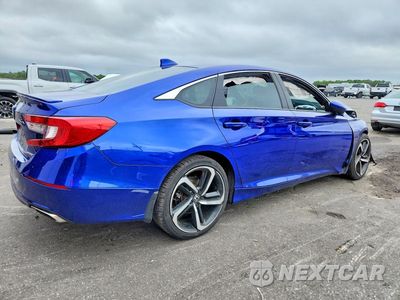 Trzecie zdjęcie samochodu z tyłu: 2020 HONDA ACCORD SPORT VIN:1HGCV1F32LA149015 - miniatura