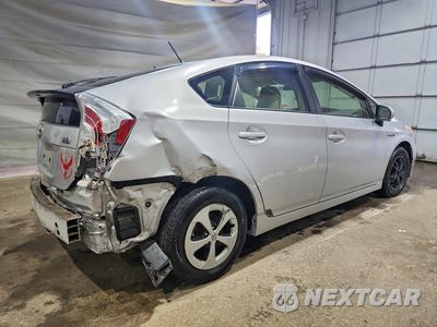 Trzecie zdjęcie samochodu z tyłu: 2012 TOYOTA PRIUS TWO VIN:JTDKN3DU6C5484594 - miniatura