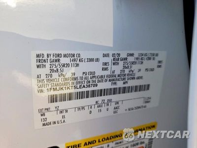 Zdjęcie 14 z 14 samochodu: 2020 FORD EXPEDITION MAX LIMITED VIN:1FMJK1KT5LEA38709 - miniatura