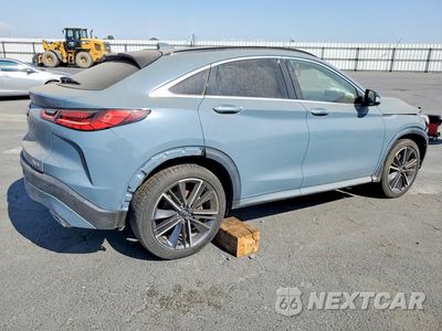 Trzecie zdjęcie samochodu z tyłu: 2022 INFINITI QX55 LUXE VIN:3PCAJ5J31NF114282 - miniatura