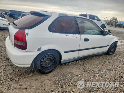 Trzecie zdjęcie samochodu z tyłu: 2000 HONDA CIVIC DX VIN:2HGEJ6442YH104680 - miniatura