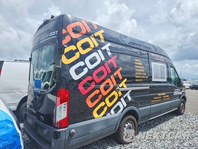 Trzecie zdjęcie samochodu z tyłu: 2018 FORD TRANSIT 350 DELIVERY VAN VIN:1FTBW3XG9JKB01670 - miniatura