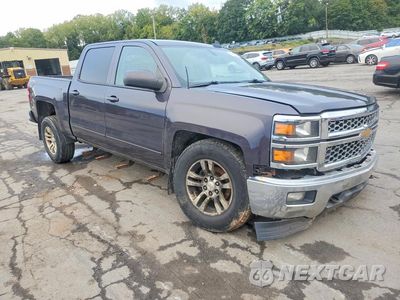 Czwarte zdjęcie samochodu z boku: 2015 CHEVROLET SILVERADO K1500 LT VIN:3GCUKREC1FG120770 - miniatura