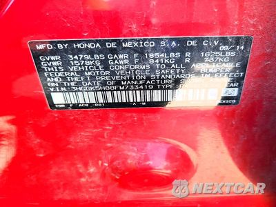 Zdjęcie 13 z 13 samochodu: 2015 HONDA FIT EX VIN:3HGGK5H88FM733419 - miniatura