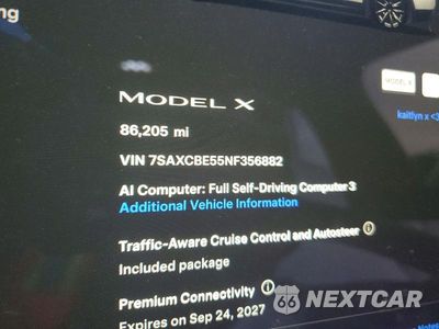 Zdjęcie 9 z 12 samochodu: 2022 TESLA MODEL X VIN:7SAXCBE55NF356882 - miniatura
