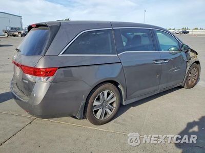 Trzecie zdjęcie samochodu z tyłu: 2015 HONDA ODYSSEY TOURING VIN:5FNRL5H91FB031377 - miniatura