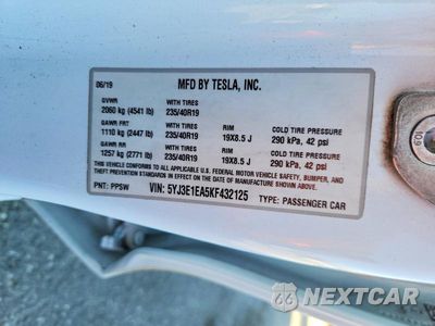 Zdjęcie 12 z 12 samochodu: 2019 TESLA MODEL 3 VIN:5YJ3E1EA5KF432125 - miniatura