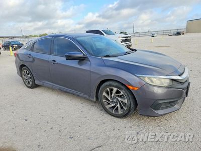 Czwarte zdjęcie samochodu z boku: 2017 HONDA CIVIC EX VIN:19XFC2F76HE051779 - miniatura