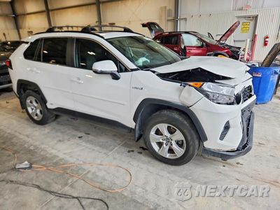 Czwarte zdjęcie samochodu z boku: 2019 TOYOTA RAV4 HYBRID XLE VIN:2T3RWRFV9KW037382 - miniatura